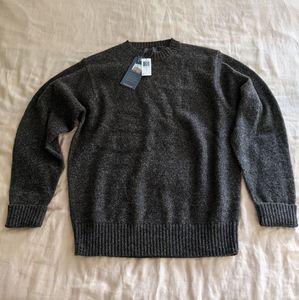 Pendleton Shetland sweater gray medium NWT